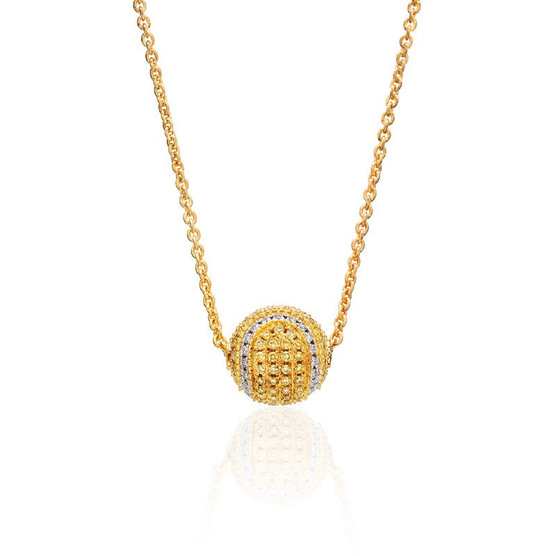 Crystal Ball Pendant Necklace/Waterproof – Koko Versa